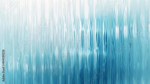 A background gradient with vertical lines in light blue, and white colors. An aesthetic background with patterned glass texture.