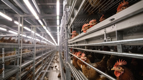 Automated Chicken Breeding Greenhouse 