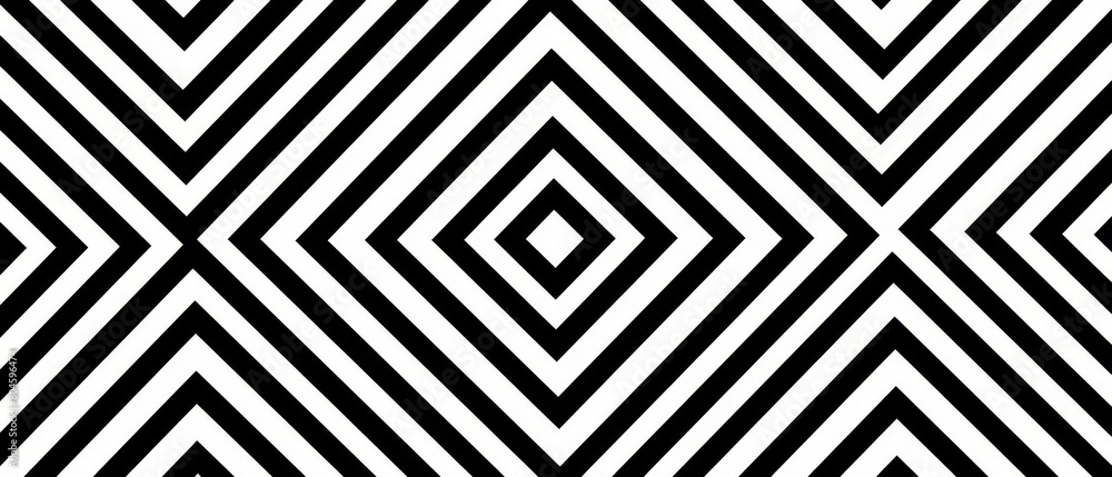 A simple geometric pattern with optical illusions or hidden shapes A simple geometric pattern with optical illusions or hidden shapes