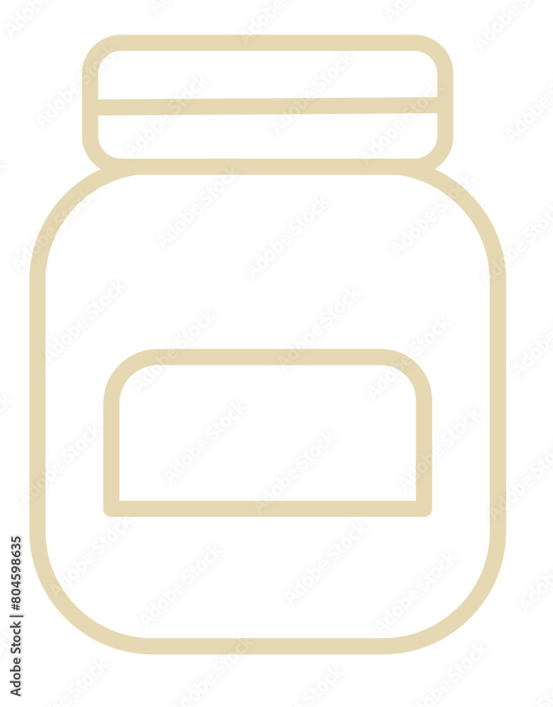 Handmade bottle icons, jars, bottles, soap Handmade bottle icons, jars, bottles, soap