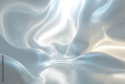 Close up of white cloth with light shining through it. Great for backgrounds or textures