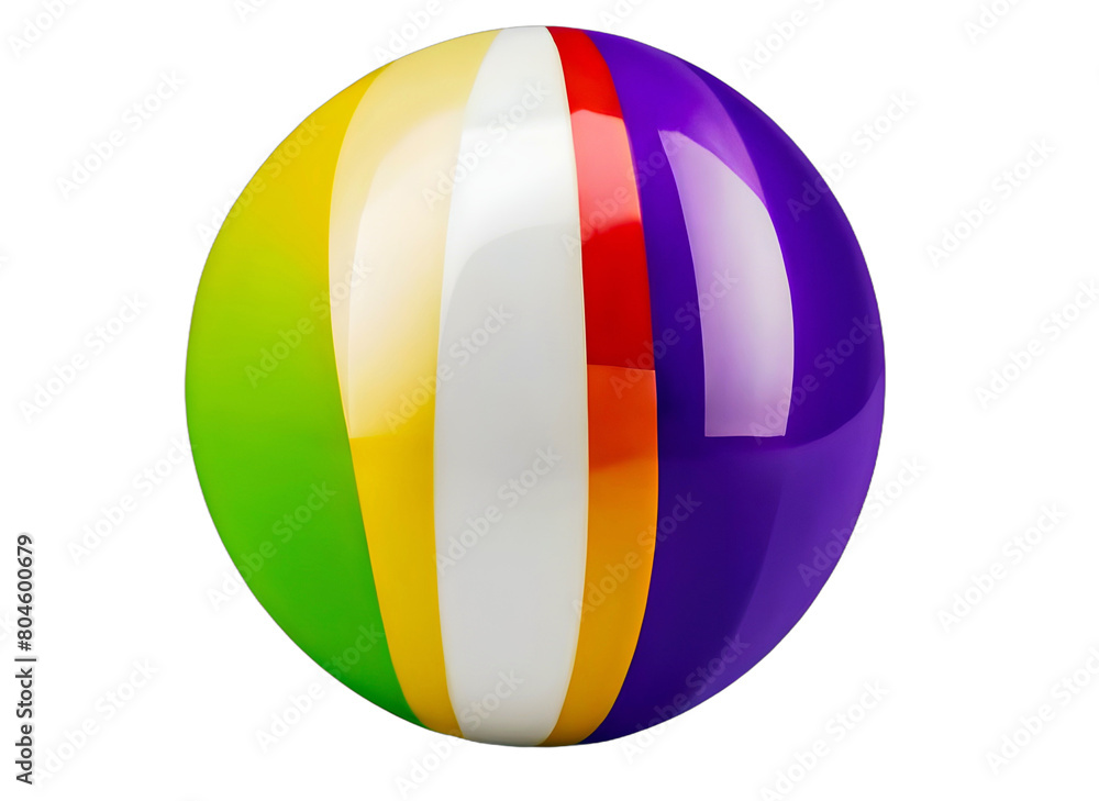 color ball isolated background generative Ai color ball isolated background generative Ai