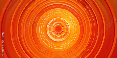 Excitement  Bright Orange   A series of concentric circles expanding outward  representing a rising sense of enthusiasm and eagerness.