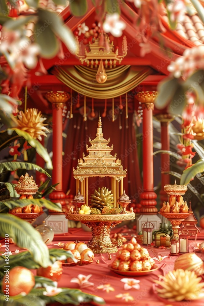 A table covered in food, perfect for food-related designs A table covered in food, perfect for food-related designs