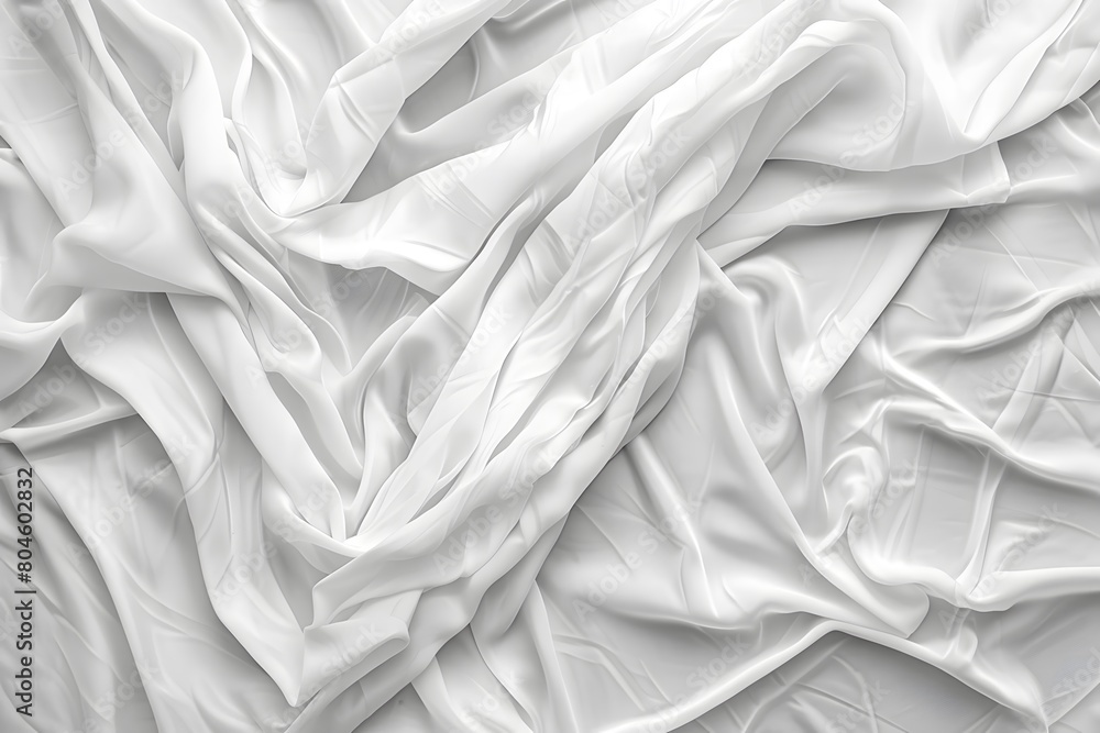 Obraz premium White Cloth Background Full View