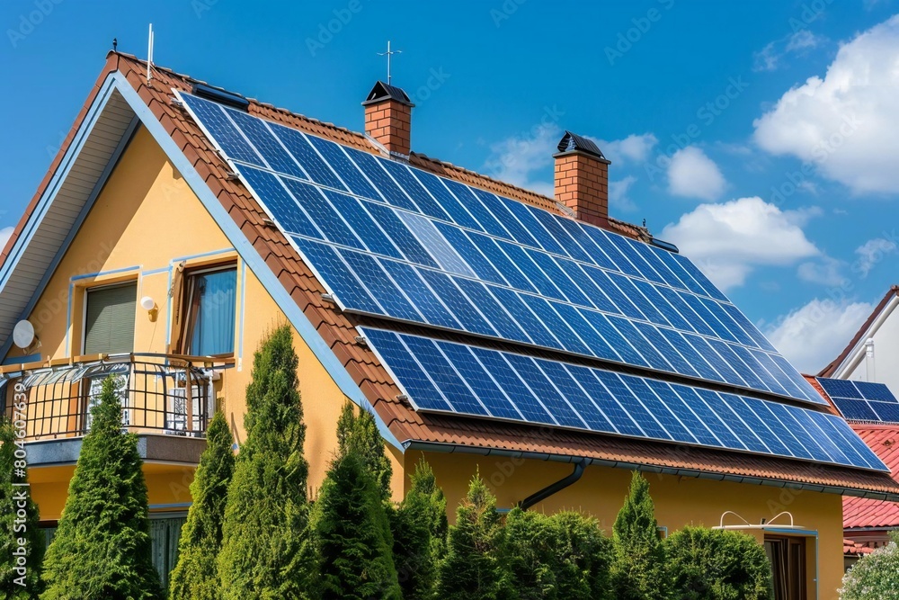 Closeup of a smart engineer's solar installation background Closeup of a smart engineer's solar installation background