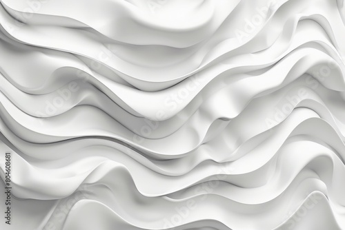 Close up of a white wall with a wave pattern, suitable for backgrounds and textures