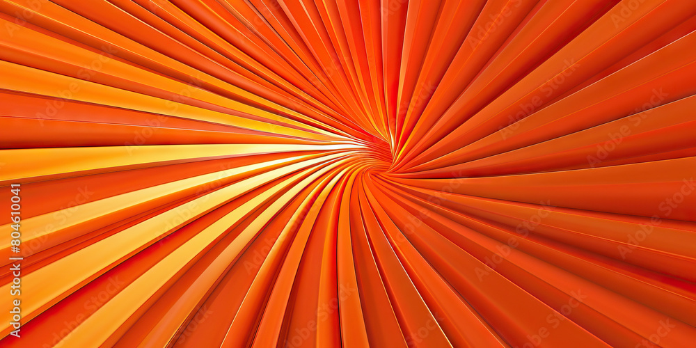 Fototapeta premium Excitement (Bright Orange): A series of diagonal lines converging at a point, indicating anticipation or eagerness.