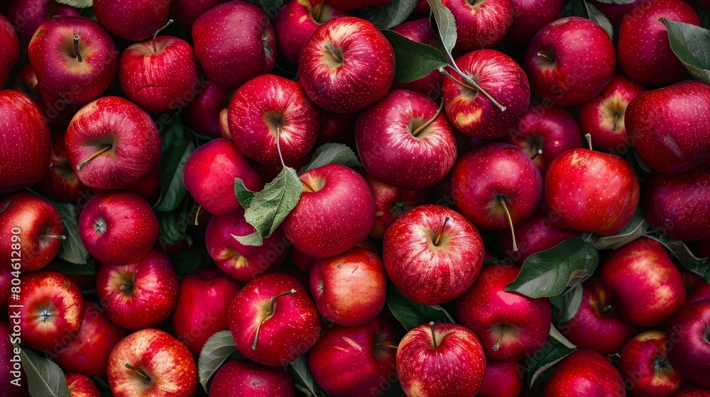 Bunch of fresh ripe deliciuos red apples background Bunch of fresh ripe deliciuos red apples background