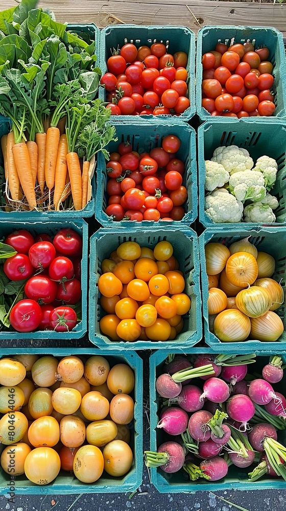 Fresh Organic Vegetables at Farmers Market Fresh Organic Vegetables at Farmers Market