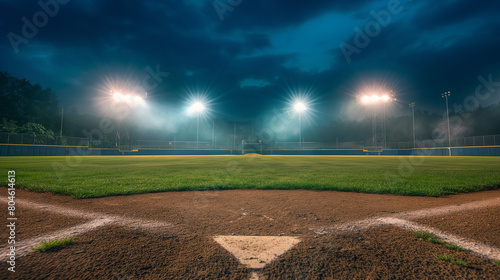 Campo de baseball -  Papel de parede photo