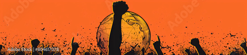 Revolutionary Change (Orange): Represents the transformative impact of revolutions and uprisings on societies, governments, and individuals