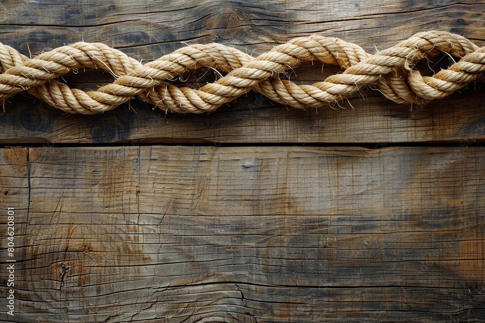 ship rope at wooden board background texture, top veiw ship rope at wooden board background texture, top veiw