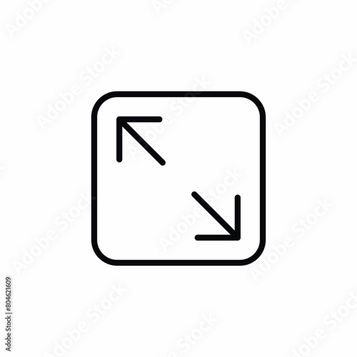 maximize full screen expand icon