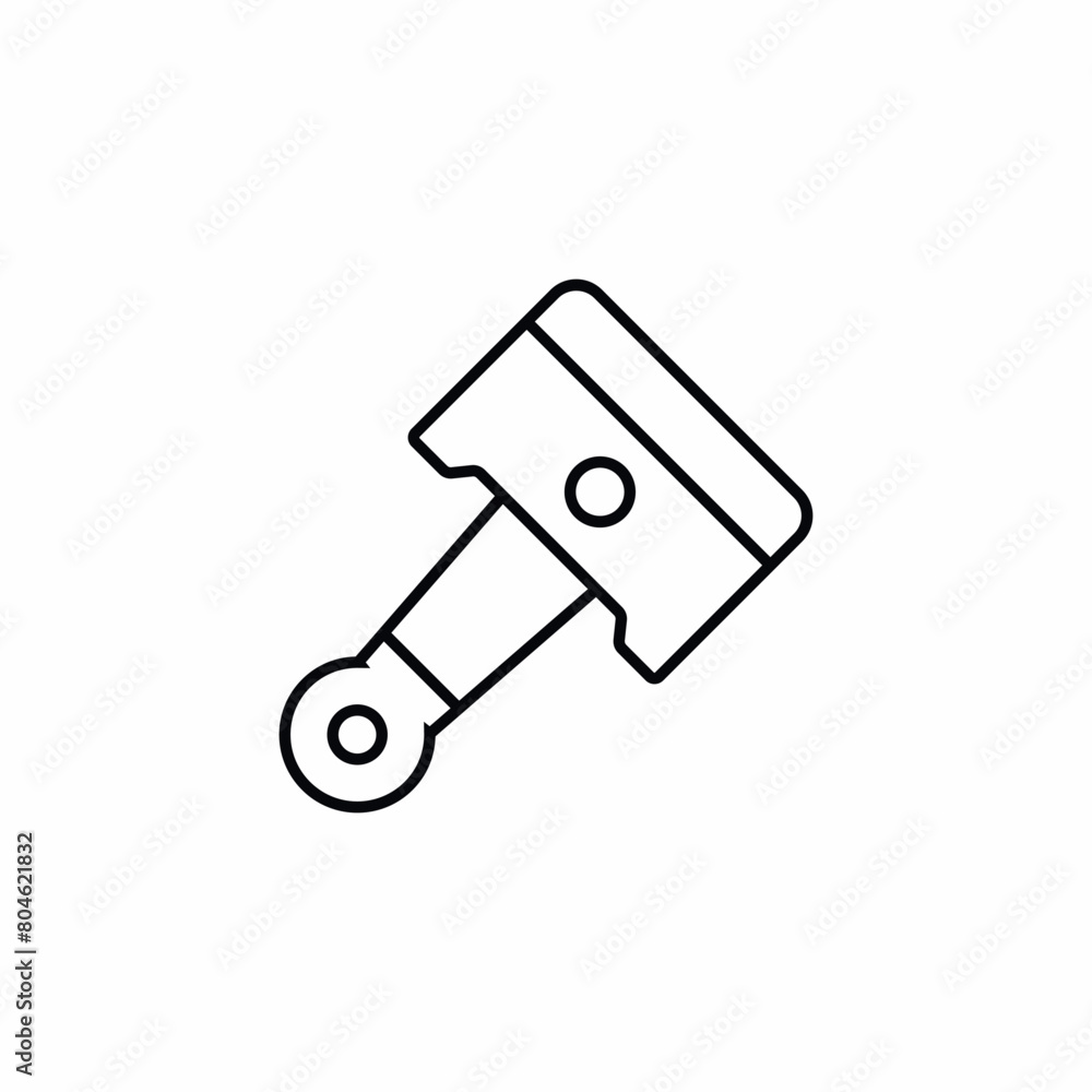 auto car machine piston part icon