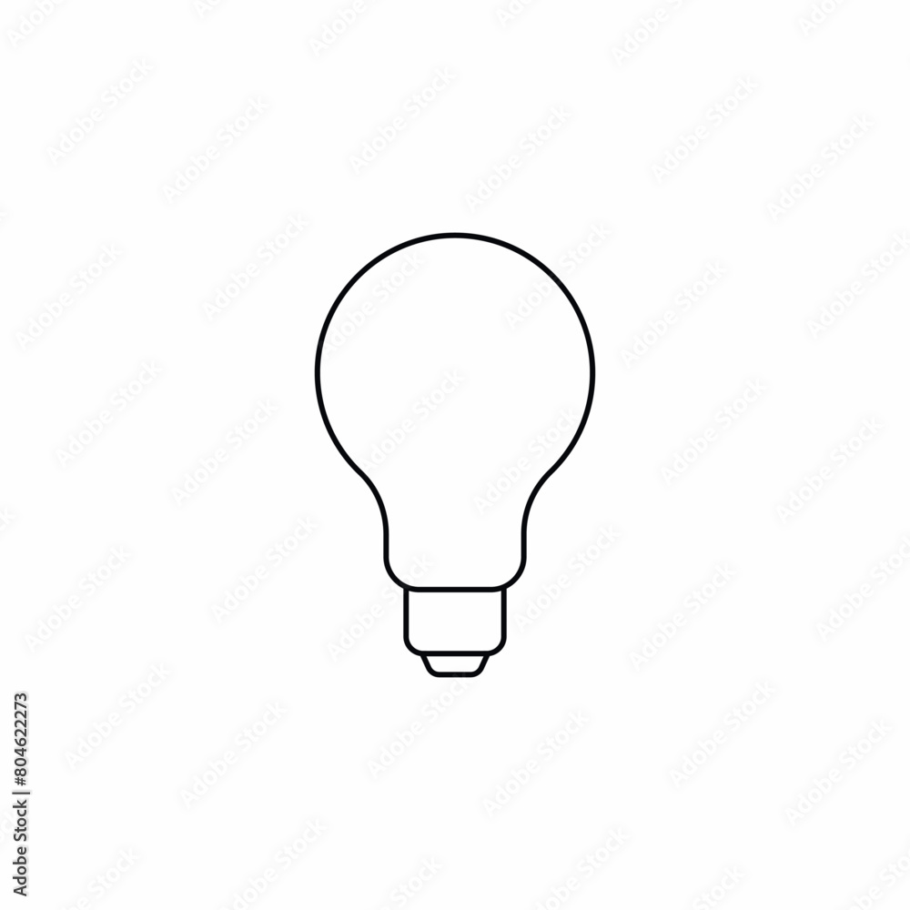 light bulb idea think icon light bulb idea think icon