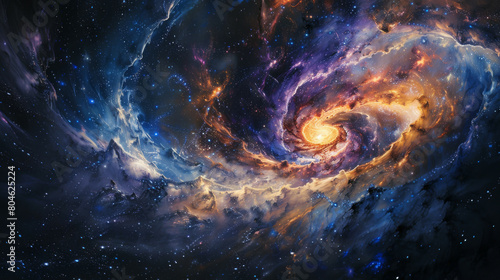 Galactic Symphony Harmonies of the Cosmos © Pixel