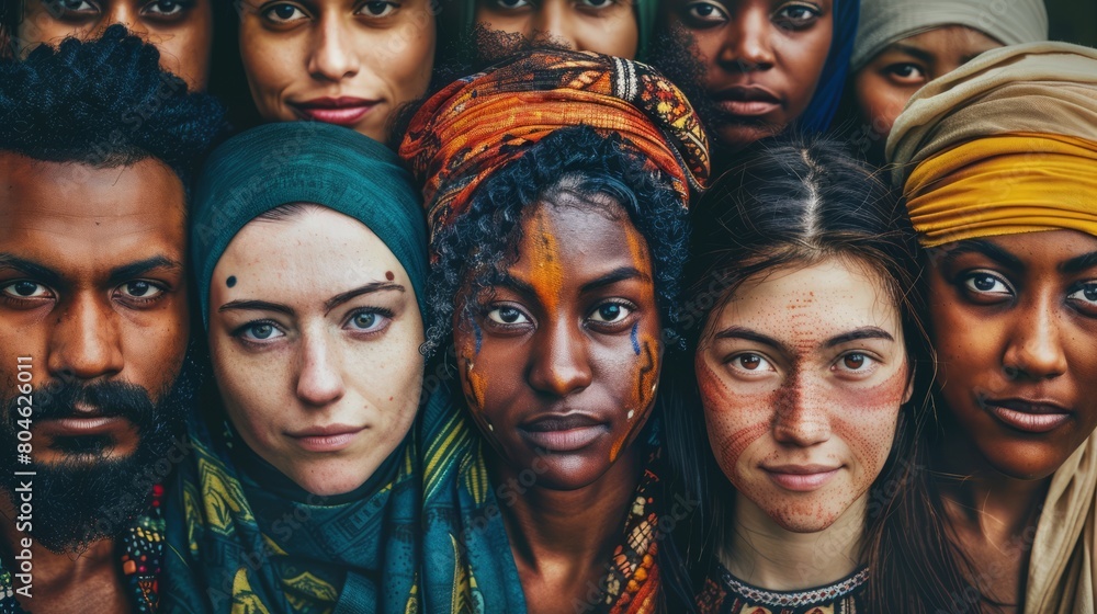 Fototapeta premium Diverse Diversity Ethnic Ethnicity Unity Variation Concept