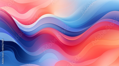 Abstract Colorful Wavy Background with Vibrant Gradient.