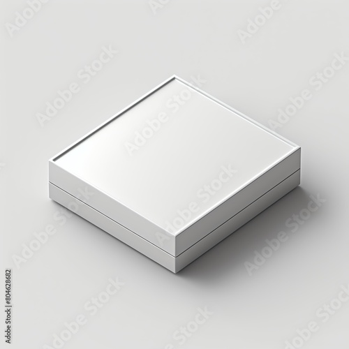 Sleek, straightforward design of a white box with a customizable brand logo, representing the simplicity of white label solutions
