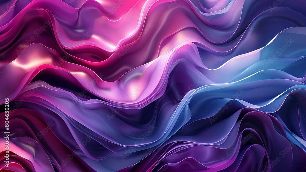 Obraz premium Abstract shapes violet lines background