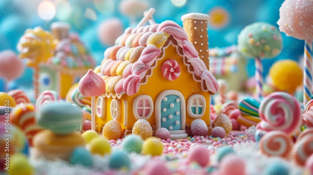 A house made of sweets and treats A house made of sweets and treats
