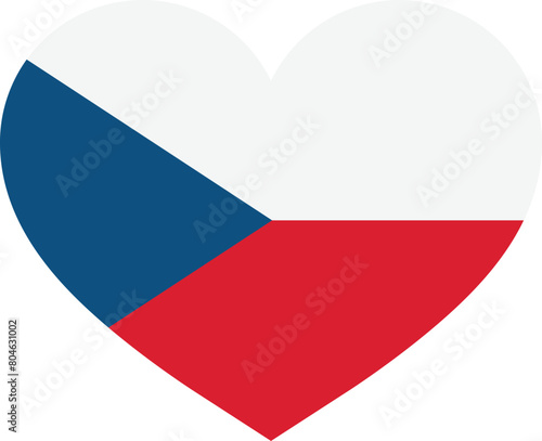 Czech heart flag . Czech Republic love symbol . Czech flag in heart shape . Vector illustration Free Download Czech heart flag . Czech Republic love symbol . Czech flag in heart shape . Vector illustration - GFXLoad