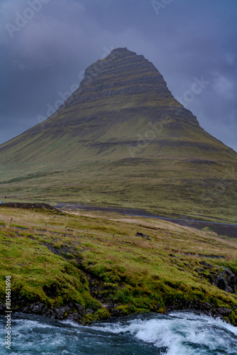 spectacular Kirkjufell mountain in Iceland
