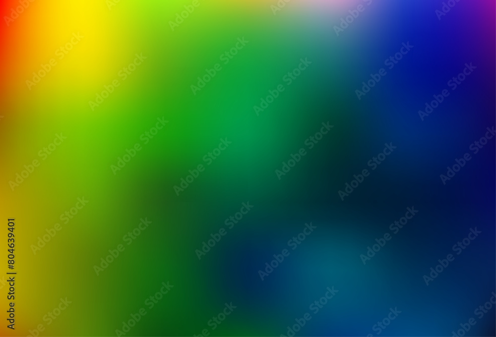 Fototapeta premium Light Multicolor, Rainbow vector abstract bright template.