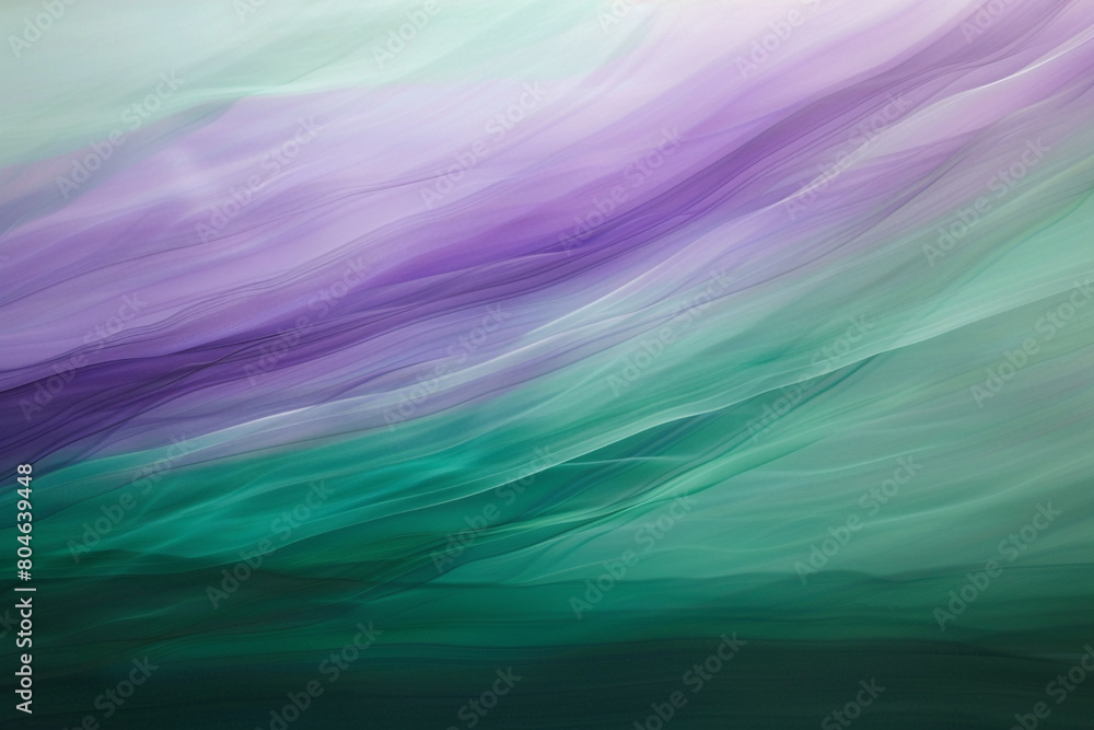 soothing horizontal gradient of lavender and emerald green, ideal for an elegant abstract background