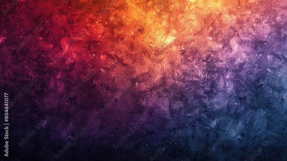 A colorful background is a mix of blue, purple, and orange colors
