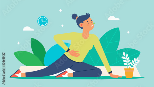 During particularly stressful times HR sends out reminders for employees to take frequent breaks to stretch and breathe promoting selfcare and. Vector illustration
