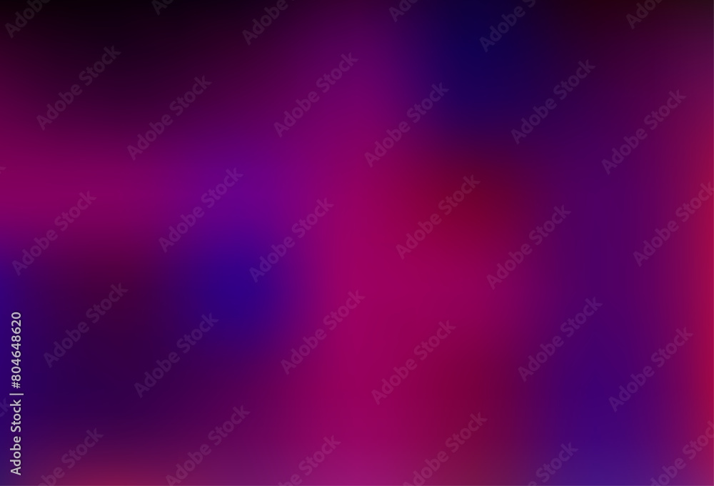 Dark Purple vector blurred bright background.