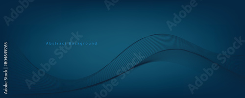 Abstract vector background with blue wavy lines. EPS10 