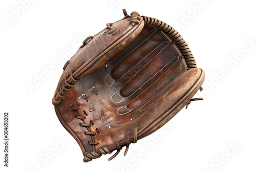 Baseball gloves isolated on transparent background.