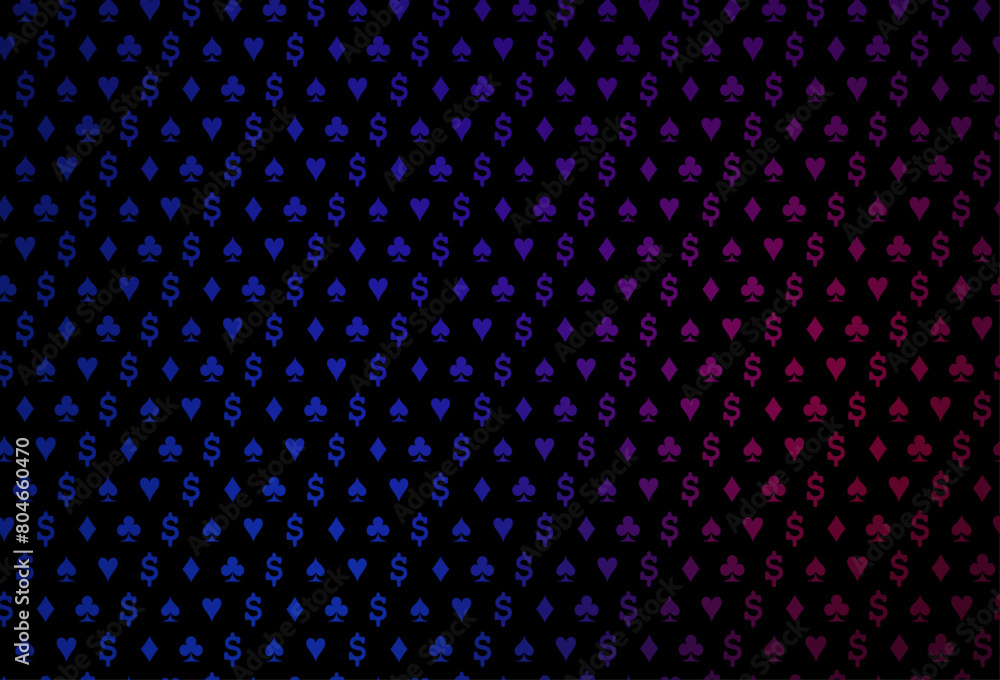 Dark blue, red vector layout with elements of cards. Dark blue, red vector layout with elements of cards.