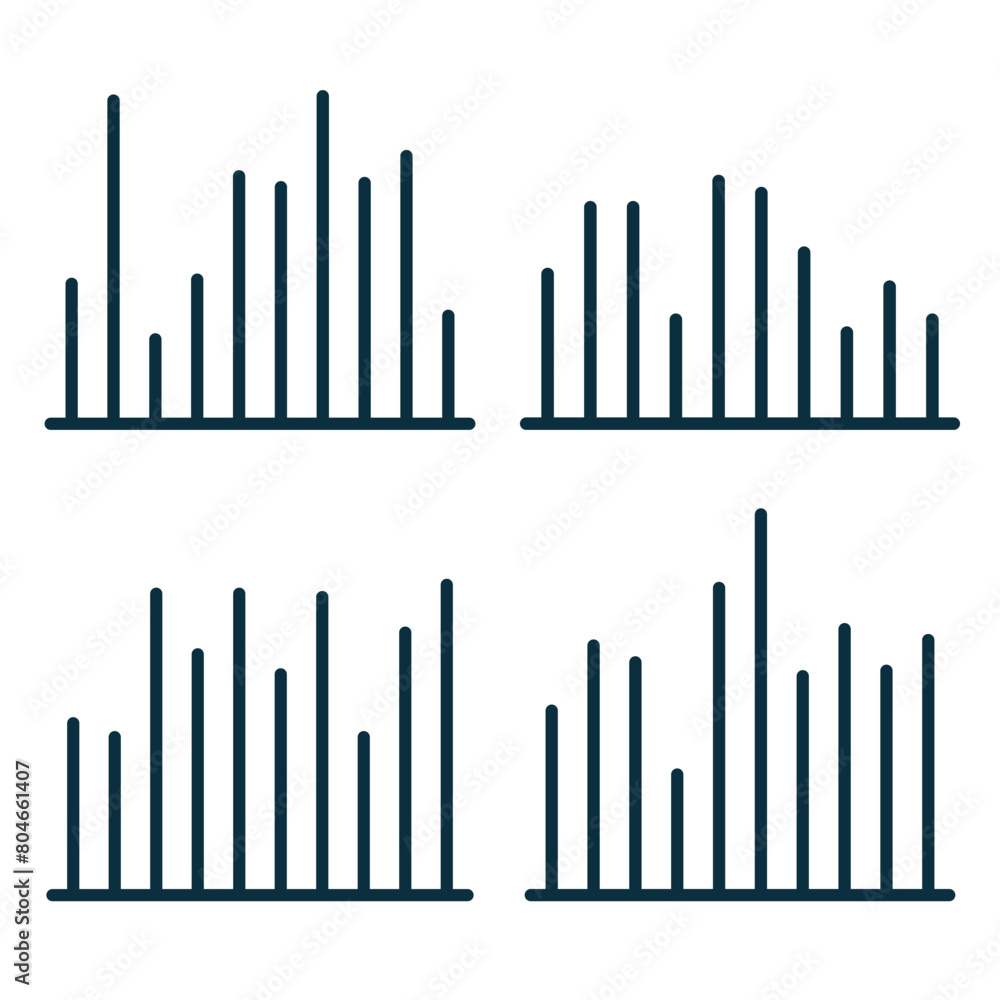 vector sound wave logo premium template bundle vector sound wave logo premium template bundle