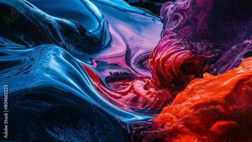 Abstract liquid multicolored background.