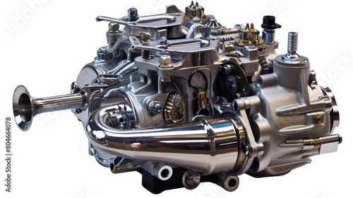 New Carburetor for Your Auto. Clean Isolated Image with Clipping Path