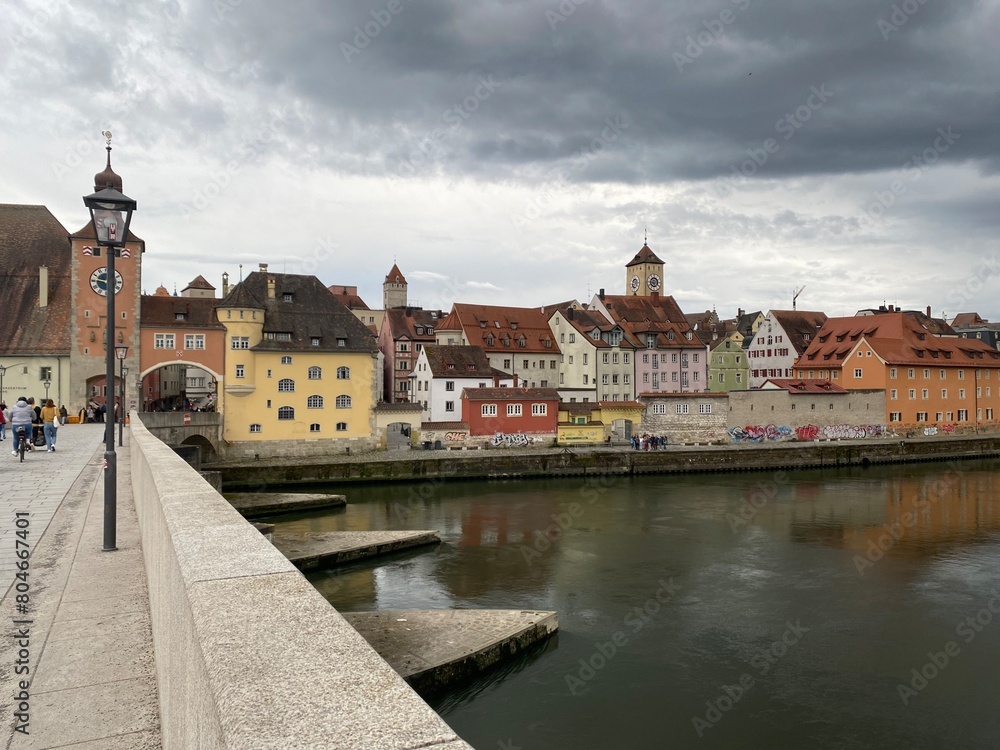 Fototapeta premium Regensburg on the Danube