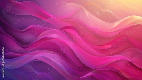 A pink and purple wave with glittery stars