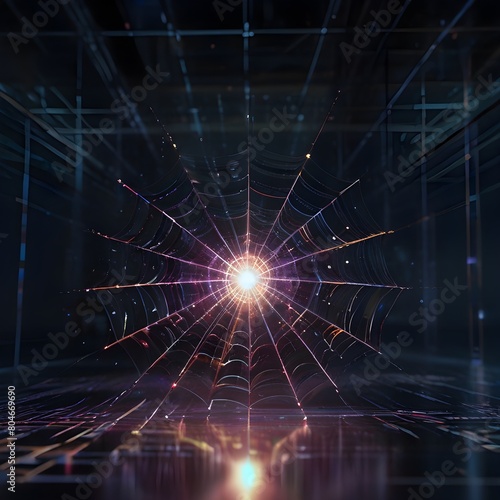 "Digital Artistry: The Enchantment of Technological Nature"
