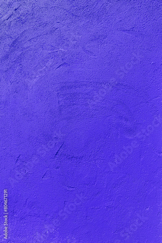 Texture of an old blue plastered wall. Abstract construction background.