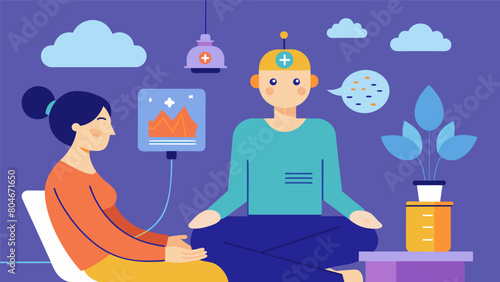 The use of biofeedback techniques during ketamine therapy to increase selfawareness and promote mindfulness in patients..