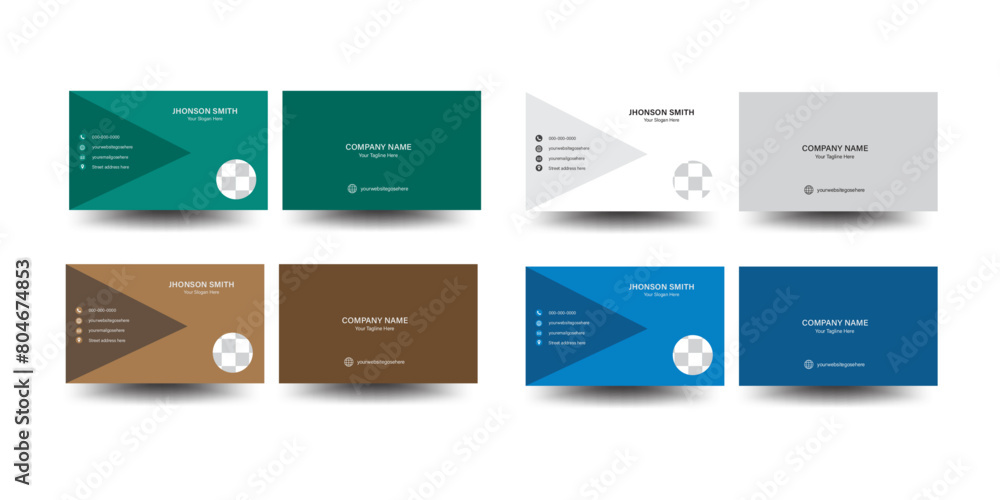 a white green and blue modern creative business card and name card. double sided business card template modern and clean style . Visiting card for business and personal use. a white green and blue modern creative business card and name card. double sided business card template modern and clean style . Visiting card for business and personal use.