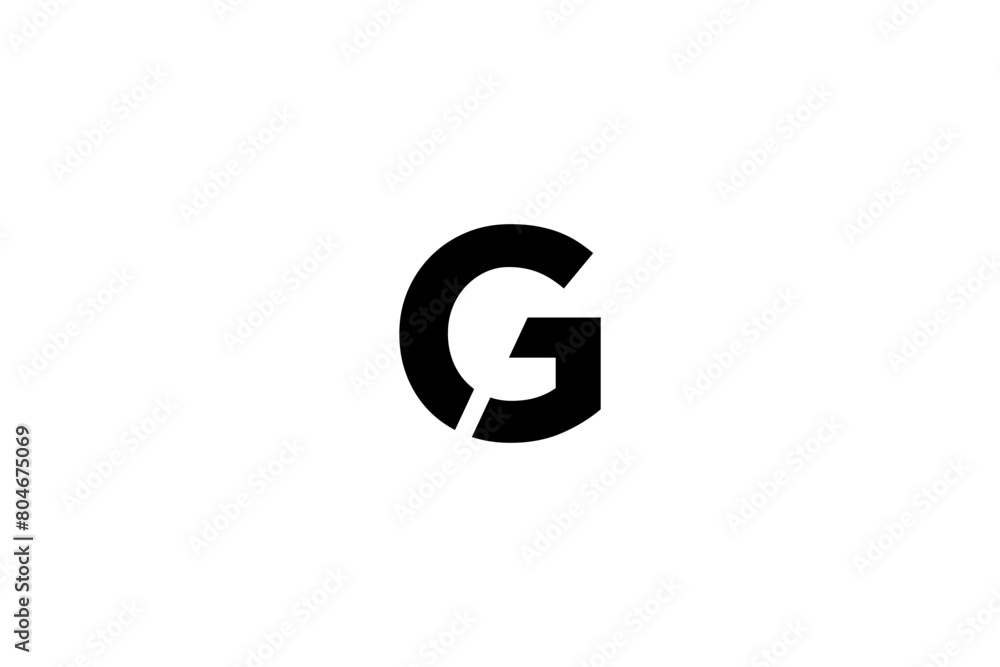 Template logo letter CG ,for company branding logo Template logo letter CG ,for company branding logo
