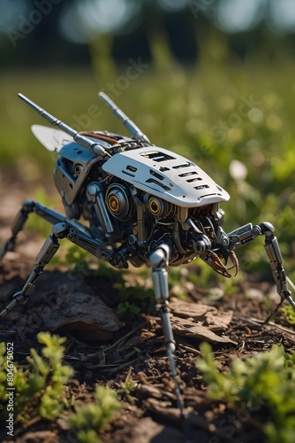 Future Clad Robotic Grasshopper A Leap into Tomorrow