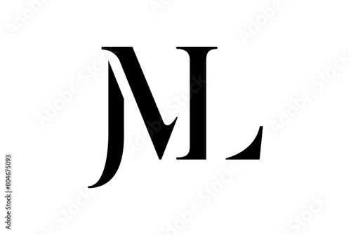 Template logo letter  JML  ,for company branding logo