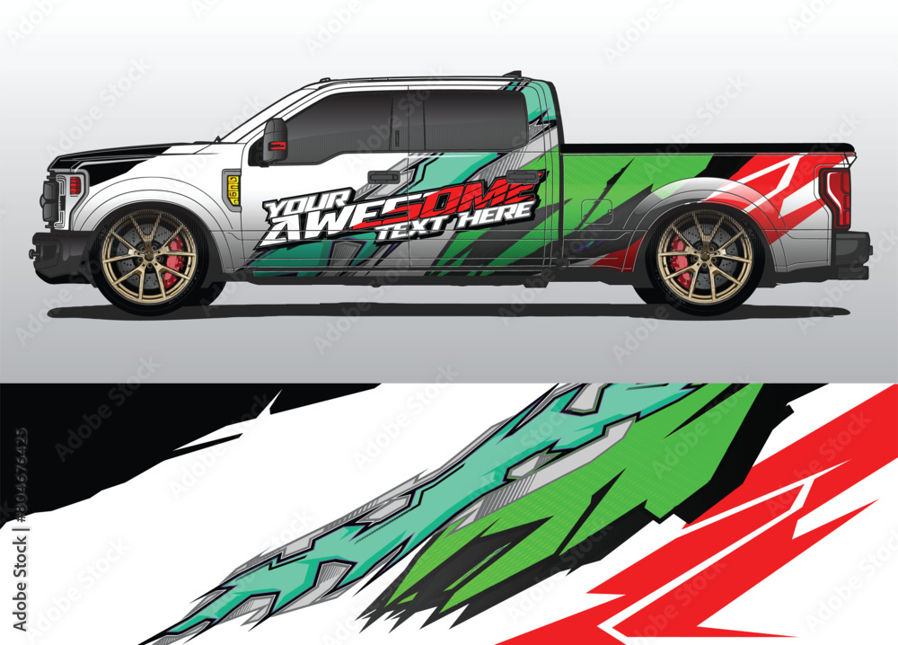 Stand Out on the Road with Unique Car Wrap Designs in Vector Stand Out on the Road with Unique Car Wrap Designs in Vector