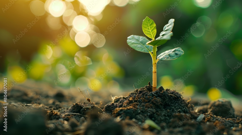 Plant Growing Through a Coin Slot, Highlighing the financial rewards of green investments, close-up Plant Growing Through a Coin Slot, Highlighing the financial rewards of green investments, close-up